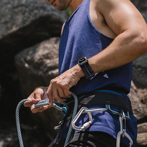 Miniatura 7 de CAGOS Compatible con Apple Watch Band de 1.929 in Ultra 2 de 1.811 in 1.772 in 1.732 in 1.654 in, correa de nailon trenzada de nailon de