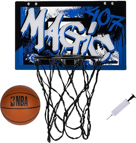 Miniatura 37 de Franklin Sports NBA Team Over the Door Aros de Baloncesto - Mini Aro de Baloncesto Interior para Niños + Juego de Pelota - Mini Aros para Fanáticos