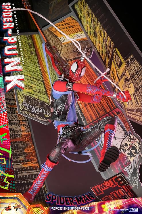 (Hot Toys) Movie Masterpiece Spider-Man: Across the Spider-Bath Spider Punk 1/6 Scale Figure
