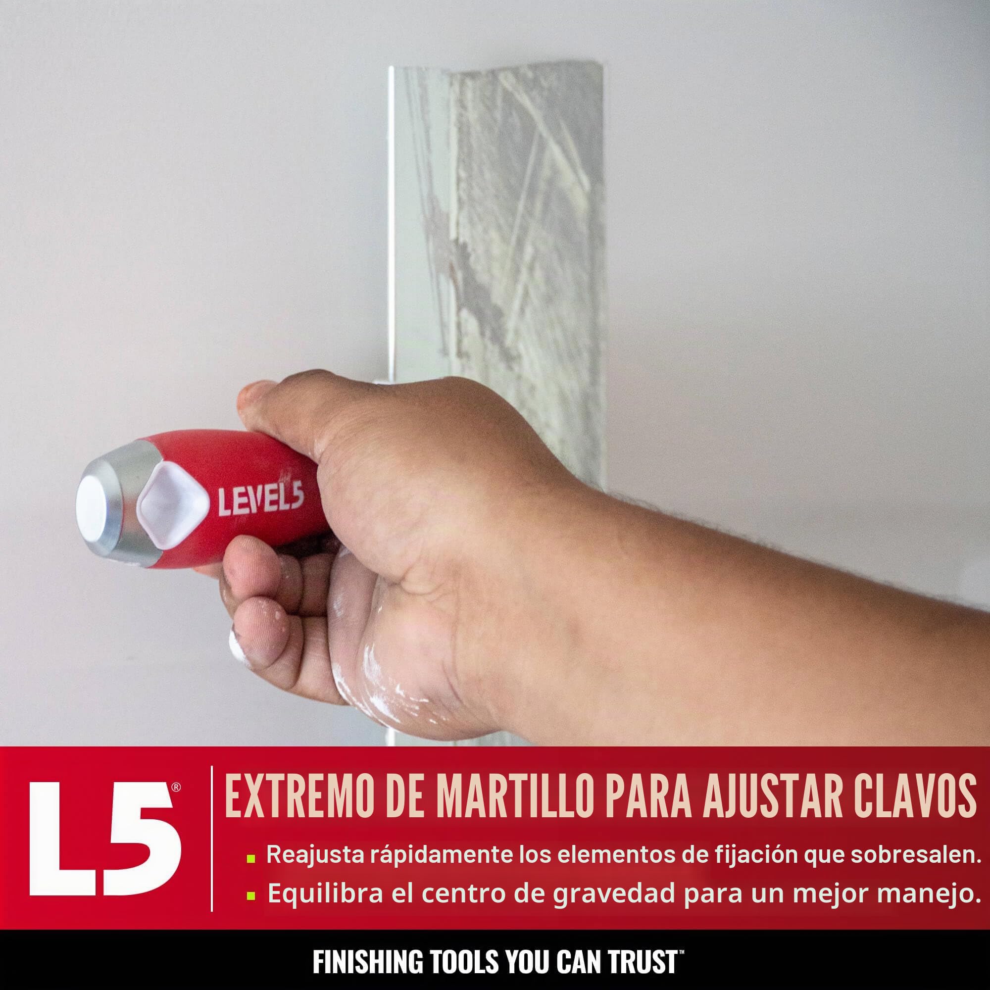Espátulas L5, de acero inoxidable, con asas ergonómicas