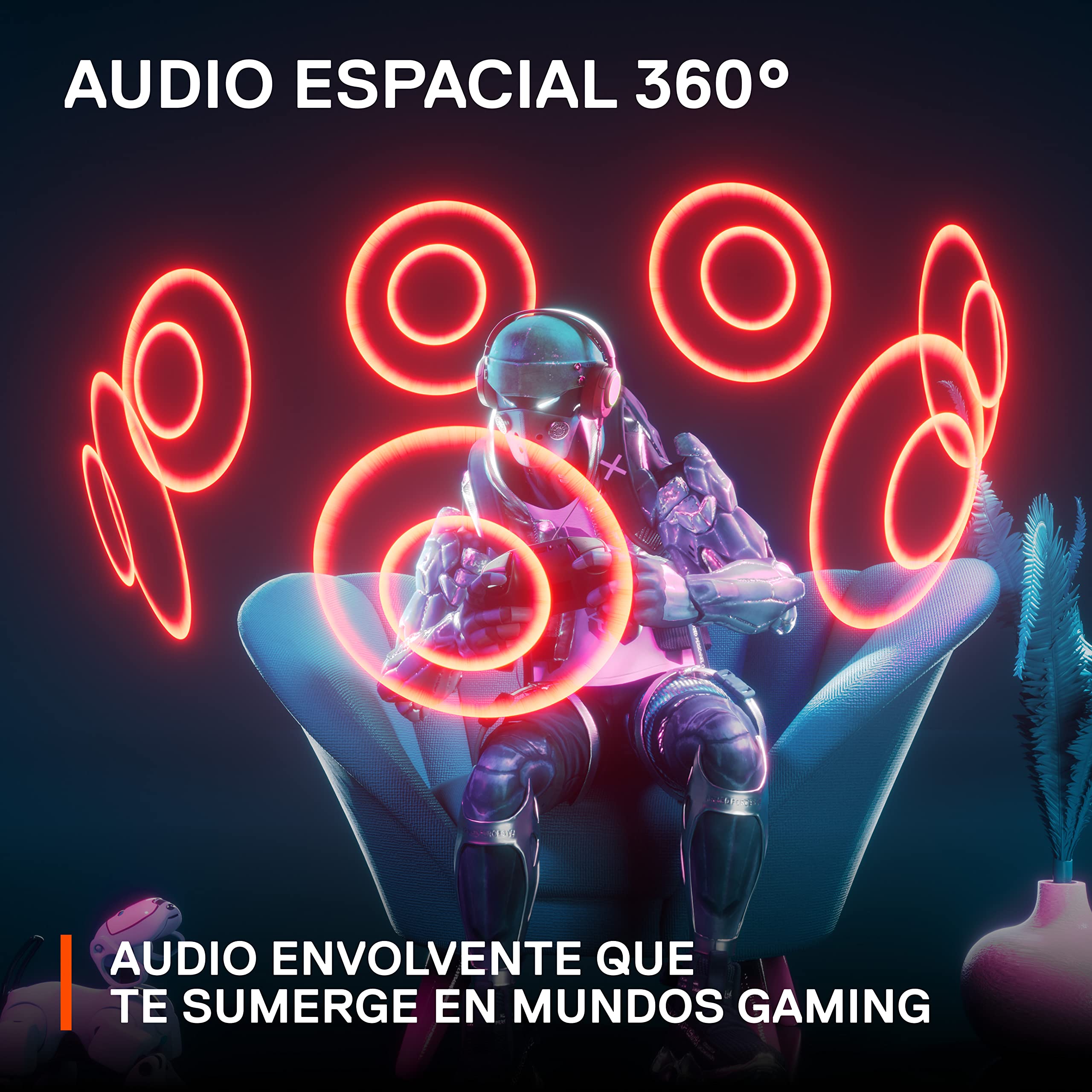 SteelSeries Arctis Nova 3 - Cascos Gaming Con Cable Multisistema - Controladores Hi-Fi - Audio espacial 360° - Luces RGB - Almohadillas de espuma con memoria - Ultraligeros - PC, PS5, PS4, Switch