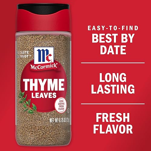 Miniatura 4 de McCormick Hojas de tomillo, 0.75 onzas