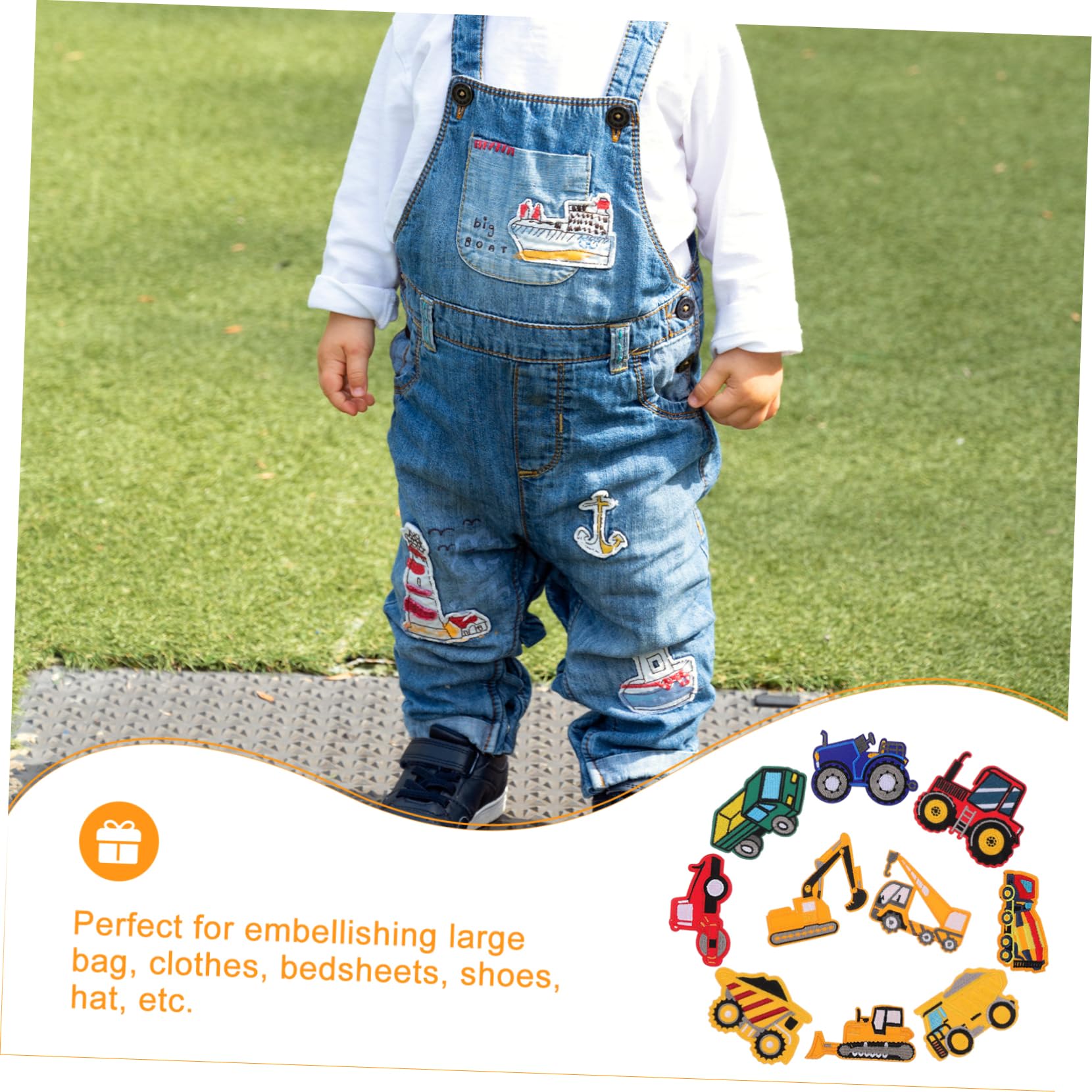 Lurrose 40stücke Teiliges Feuerwehr-baumwoll-patches Bunte Applikationen Aufnähen Für Jacken Kleidung Und -projekte Langlebig Und Hautfreundlich