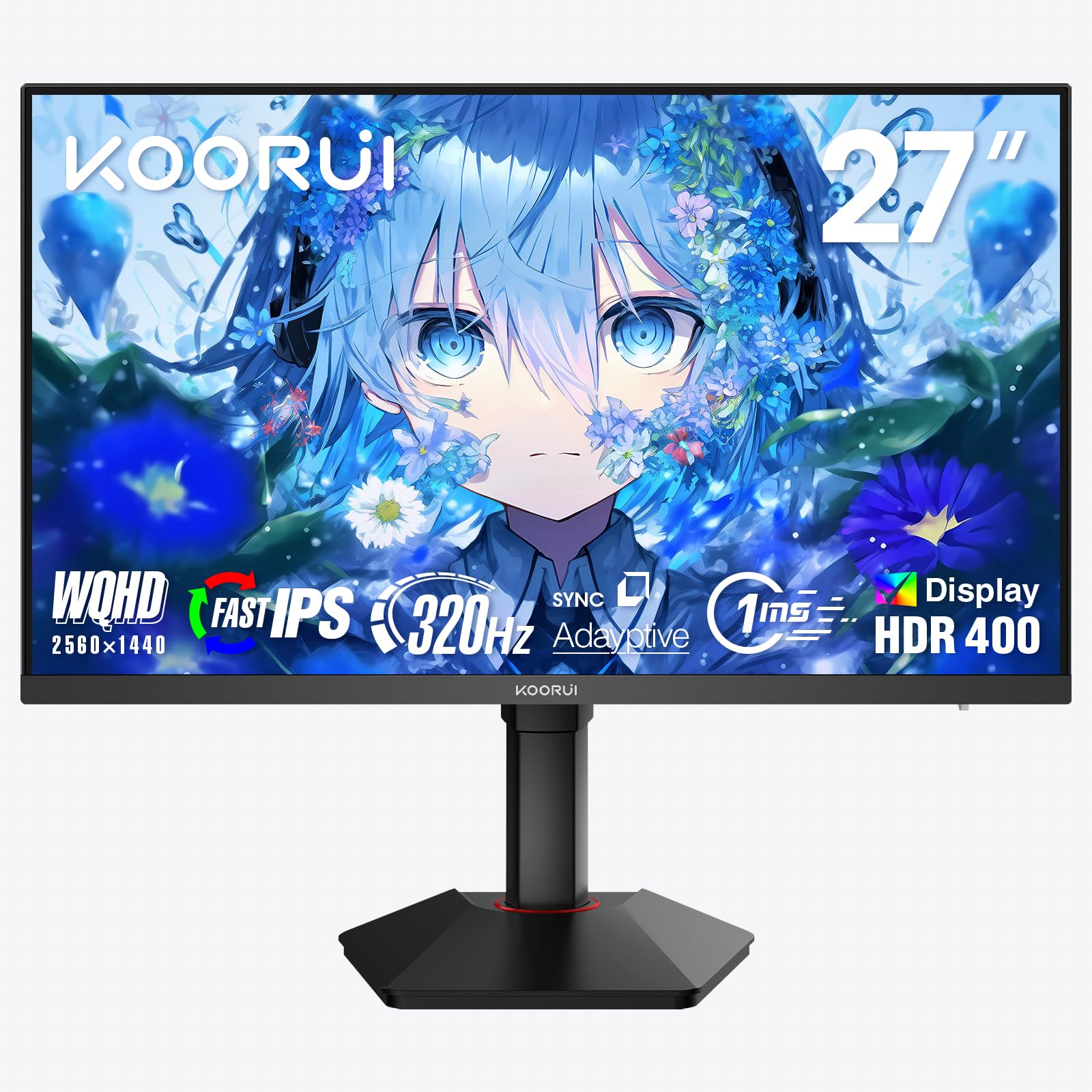 【大特価セール！6月30日まで限定】Koorui 27インチ　ゲーミングモニター Amazon.co.jp: KOORUI ゲーミングモニター 27インチ 240Hz 1ms（MPRT