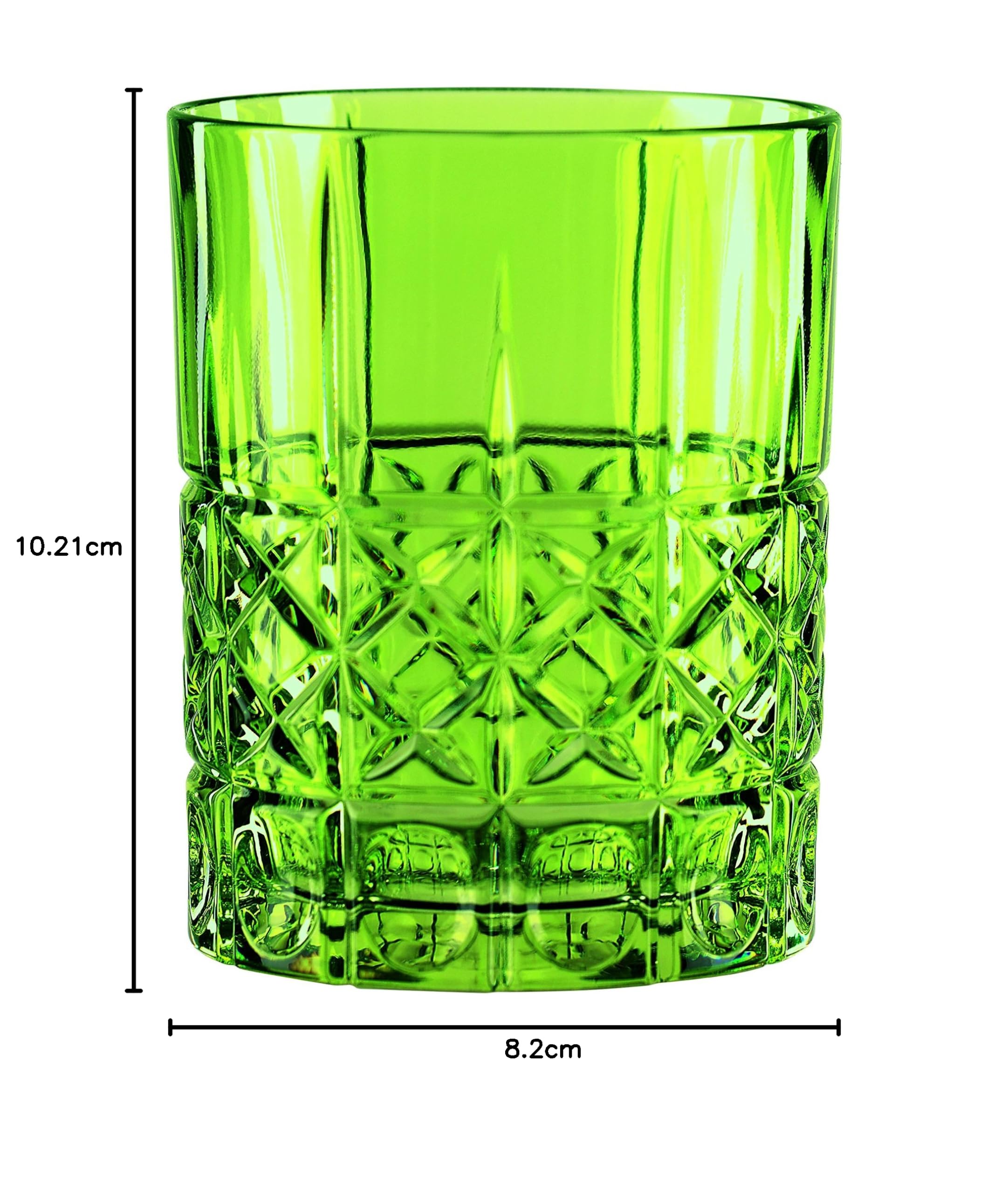 Nachtmann Whisky Glas 345 ml, Grün, Highland, 97444, Whiskyglas aus Kristallglas, Tumbler spülmaschinenfest – Ansicht 6
