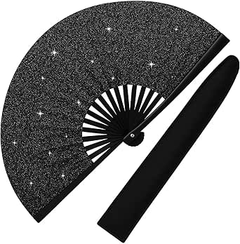 Amazon: Hand Fans For Women Foldable Rave Fan,Boots on The Ground