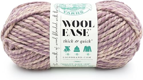 Vista 86 de Lion Brand Yarn Wool-Ease Thick & Quick Yarn - 318.2 ft, Graphite Grafito