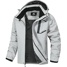 Men's Mountain Ski Jacket Waterproof Winter Coat Warm Snowboarding Jacket Snow Windbreaker Hooded for Hiking