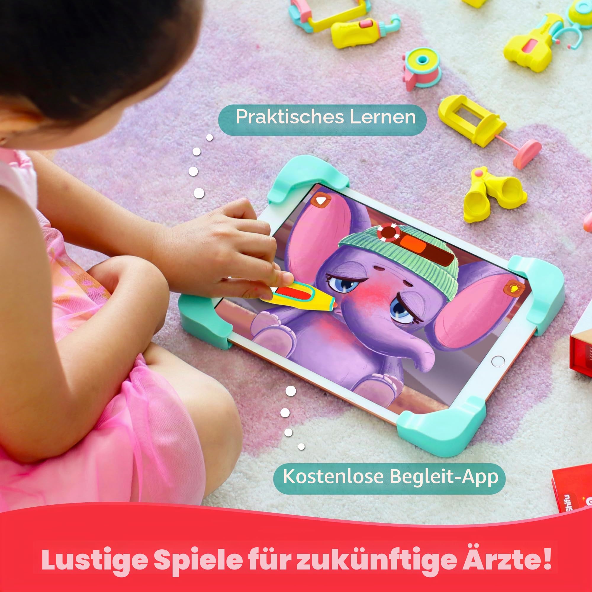 PlayShifu STEM Spielzeug für Kinder – Tacto Doctor (interaktives Kit + App) – Rollenspiel mit echtem STEM-Lernen