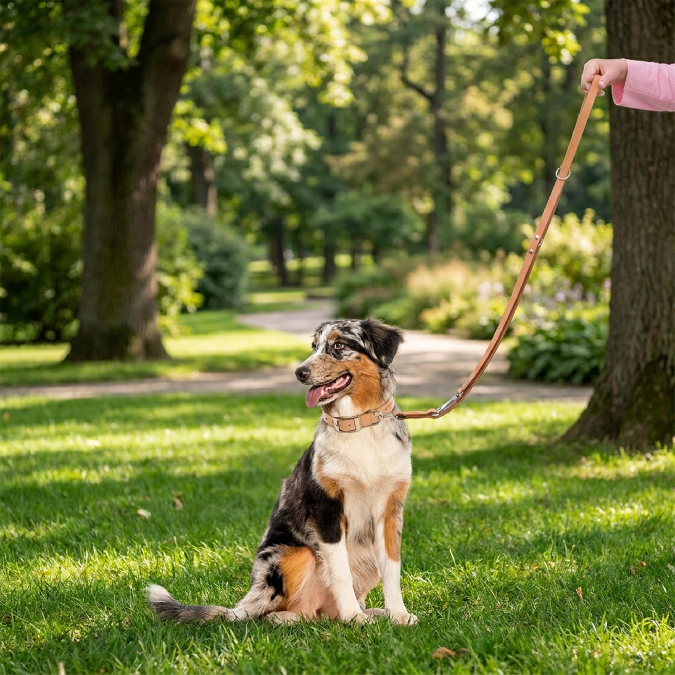 Ferplast Guinzaglio per Cani Guinzaglio per addestramento cane cani in cuoio nero o naturale
