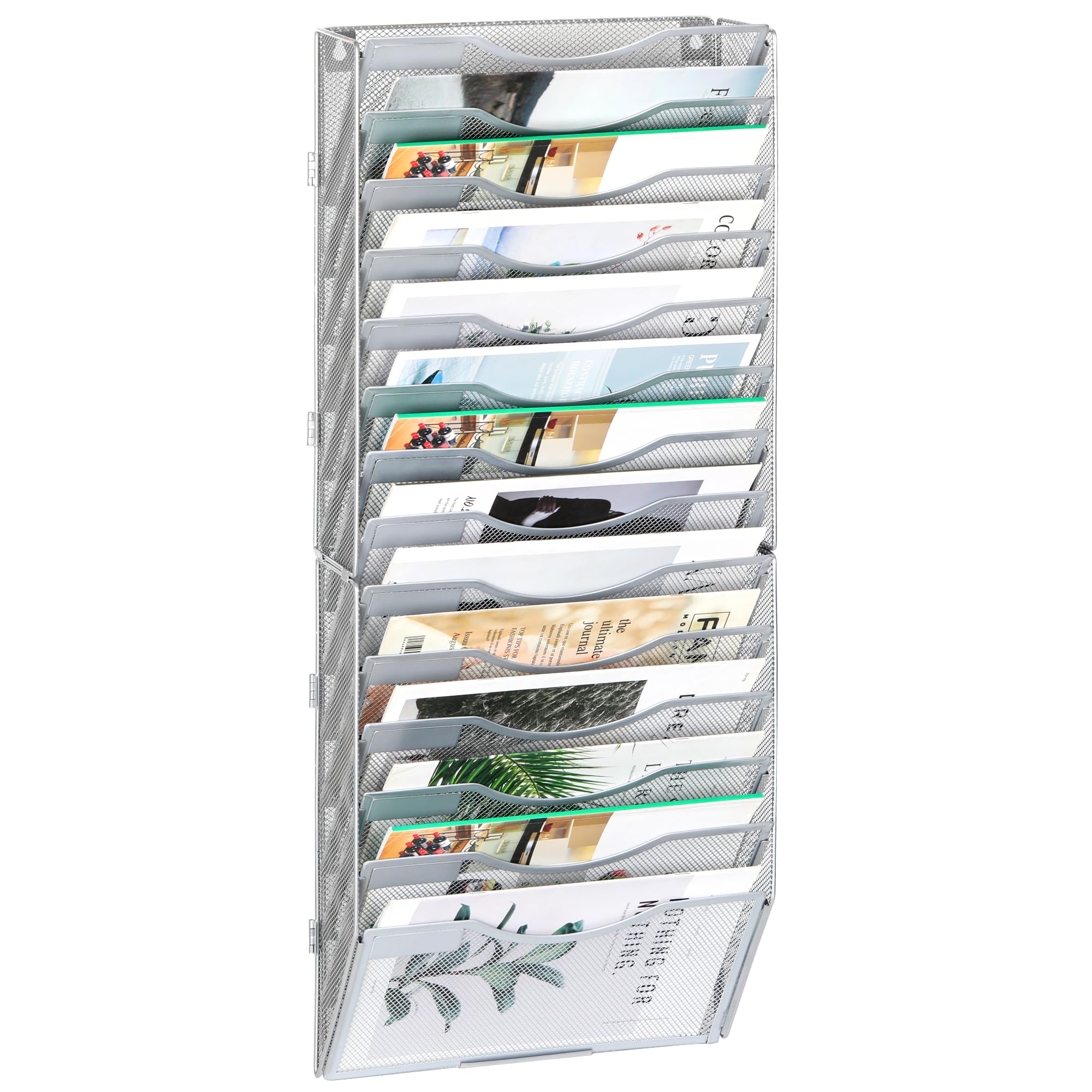 Snapklik.com : EasyPAG Wall File Holder 14 Tier Assembly Mesh Office ...