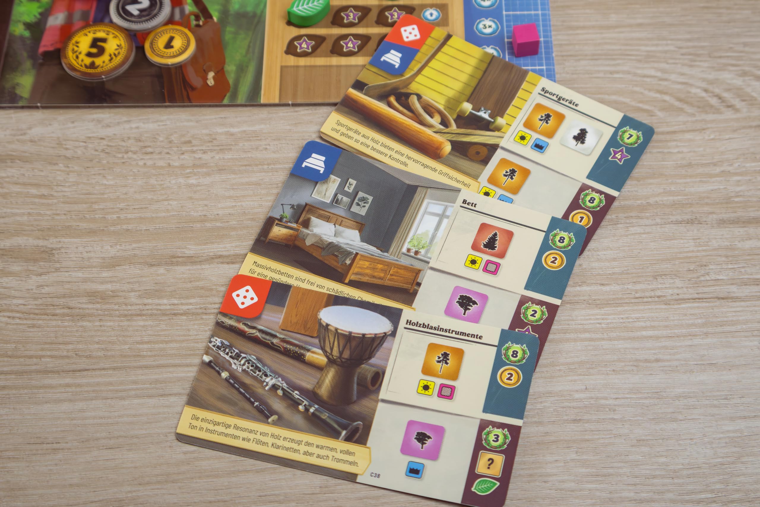 Pegasus Spiele 56270G - Forestry Brettspiel für Experten