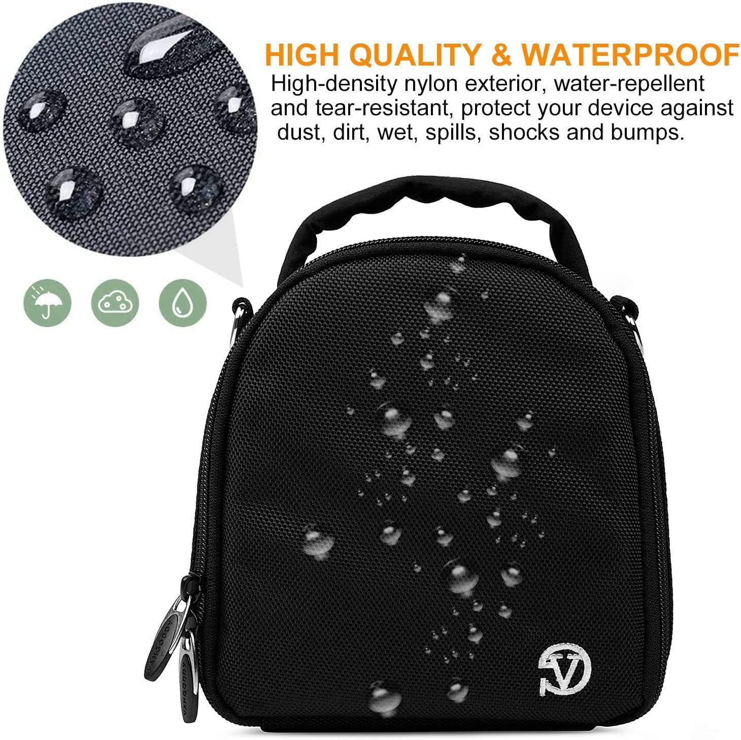 eBigValue DSLR SLR Camera Shoulder Bag Case Compatible With EOS M M3 M5 M6 M50 M10 M100 Powershot SX530 SX540 SX60 SX620 SX420