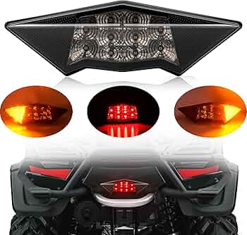 SAUTVS Luz traseira de LED para Can-Am Outlander 400 500 650 800