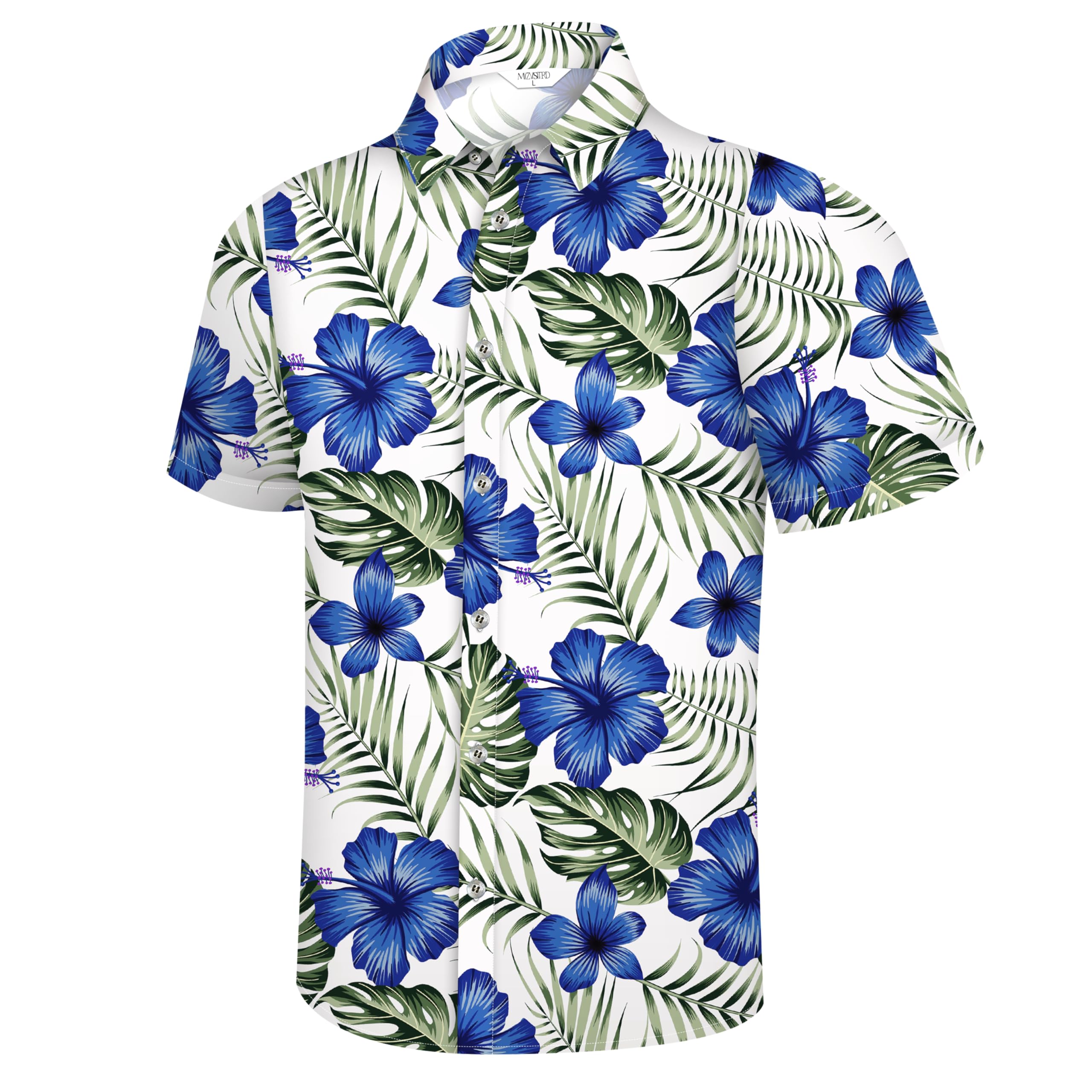 Hawaiian Shirt for Men Tropical Shirts Summer Beach Button Down Short Sleeve Luau Aloha Floral Cruise Vacation Outfit 2026