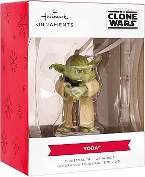 Hallmark star wars yoda christmas ornament Clearance