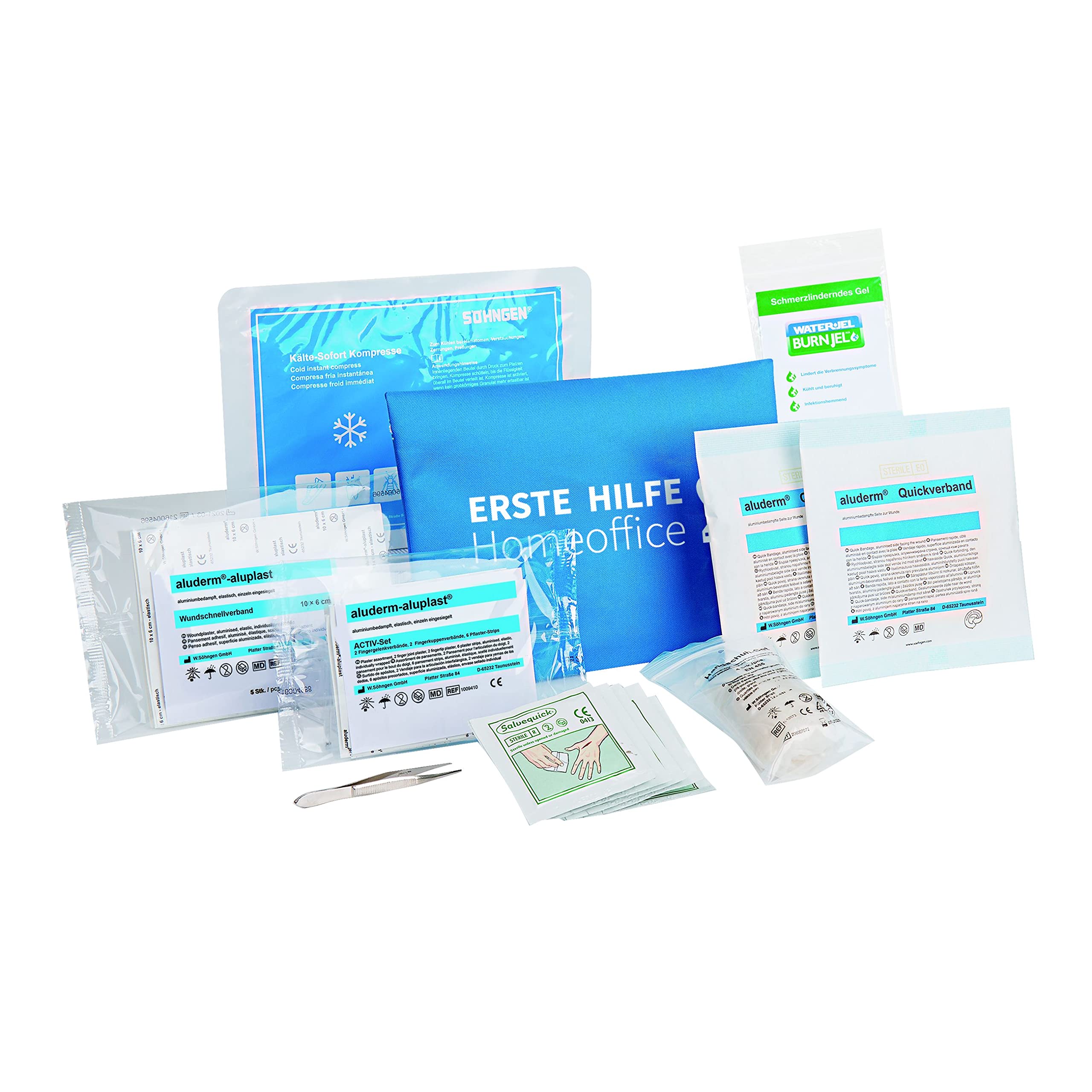 Kit de primeros auxilios Homeoffice 240 x 170 x aprox. Azul SÖHNGEN