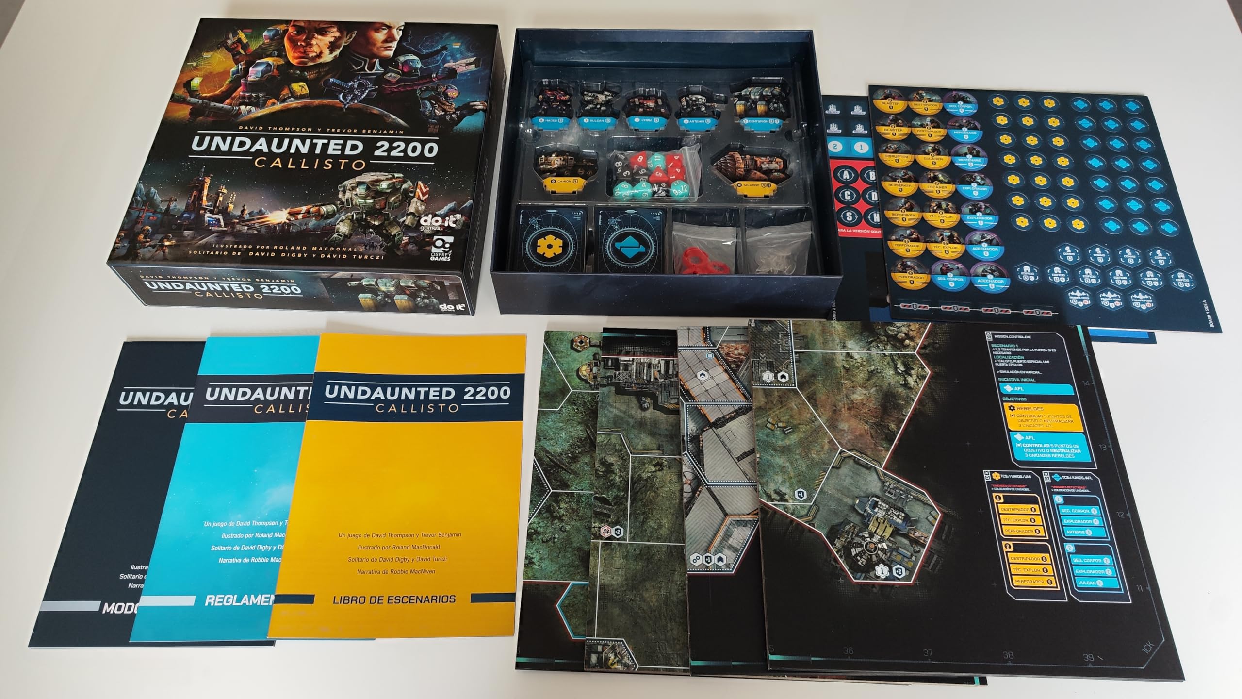 Undaunted 2200: Callisto, Juego de Mesa, A Partir de 14 Años