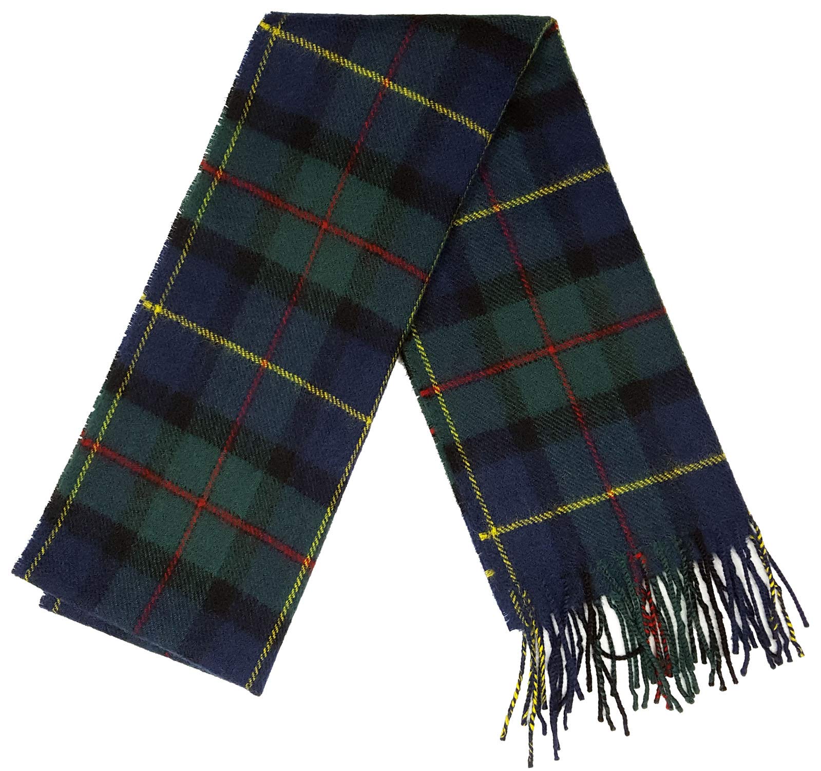 The Celtic CroftMacLeod of Harris Tartan Lambswool Scarf-Made in Scotland