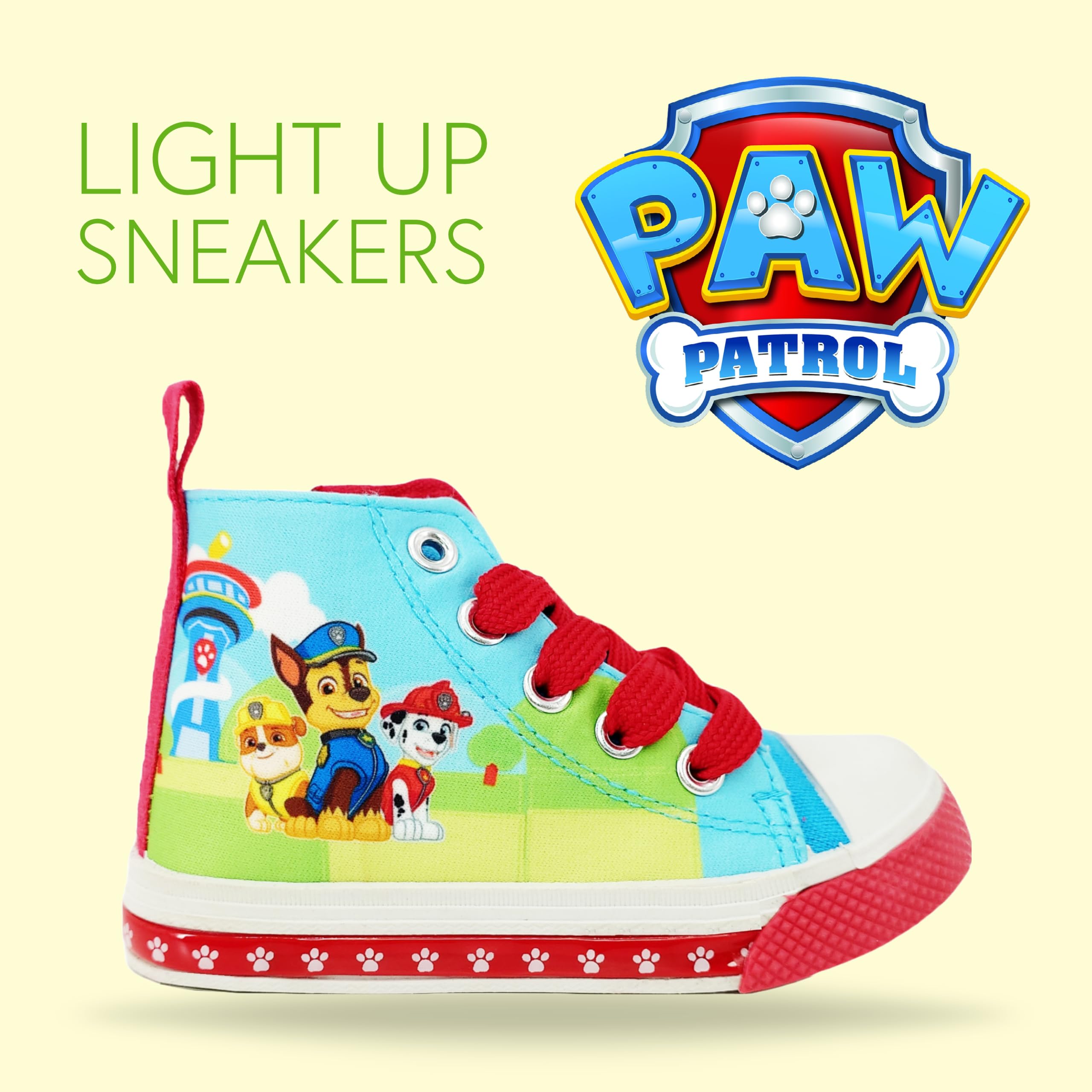 Paw Patrol Scarpe per Ragazzi, Scarpe Sportive, Scarpe da Ginnastica Chase Rubble e Marshall Design, Sneaker Leggere per Ragazzo, Taglie EU 24 a 30