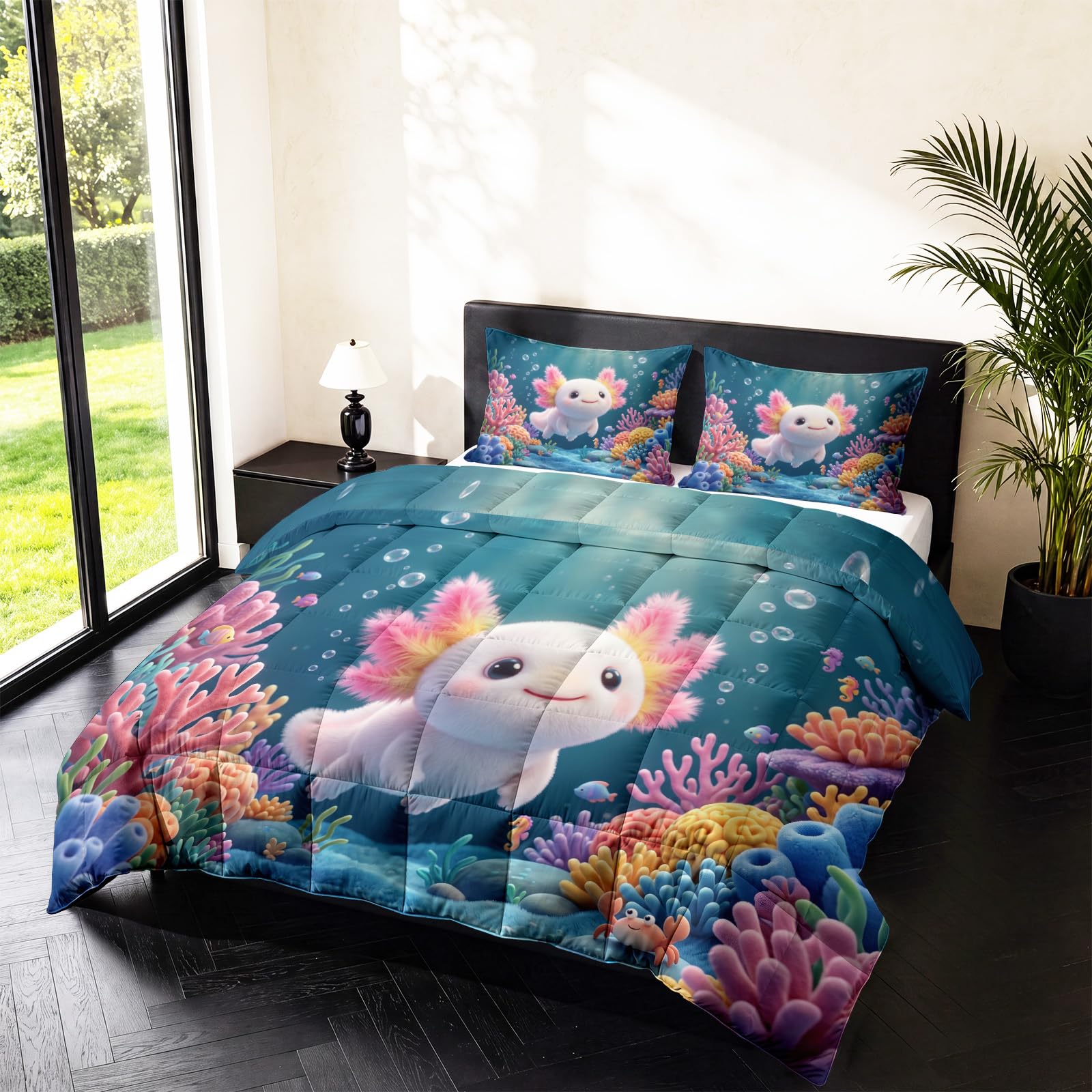 Generisch 4 Jahreszeiten Bettdecke 260 x 240 cm, Wende Cartoon 3D