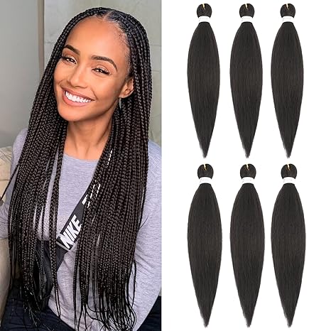 Dark Brown Braids | 24 Inch Pre-Stretched Braiding Hair