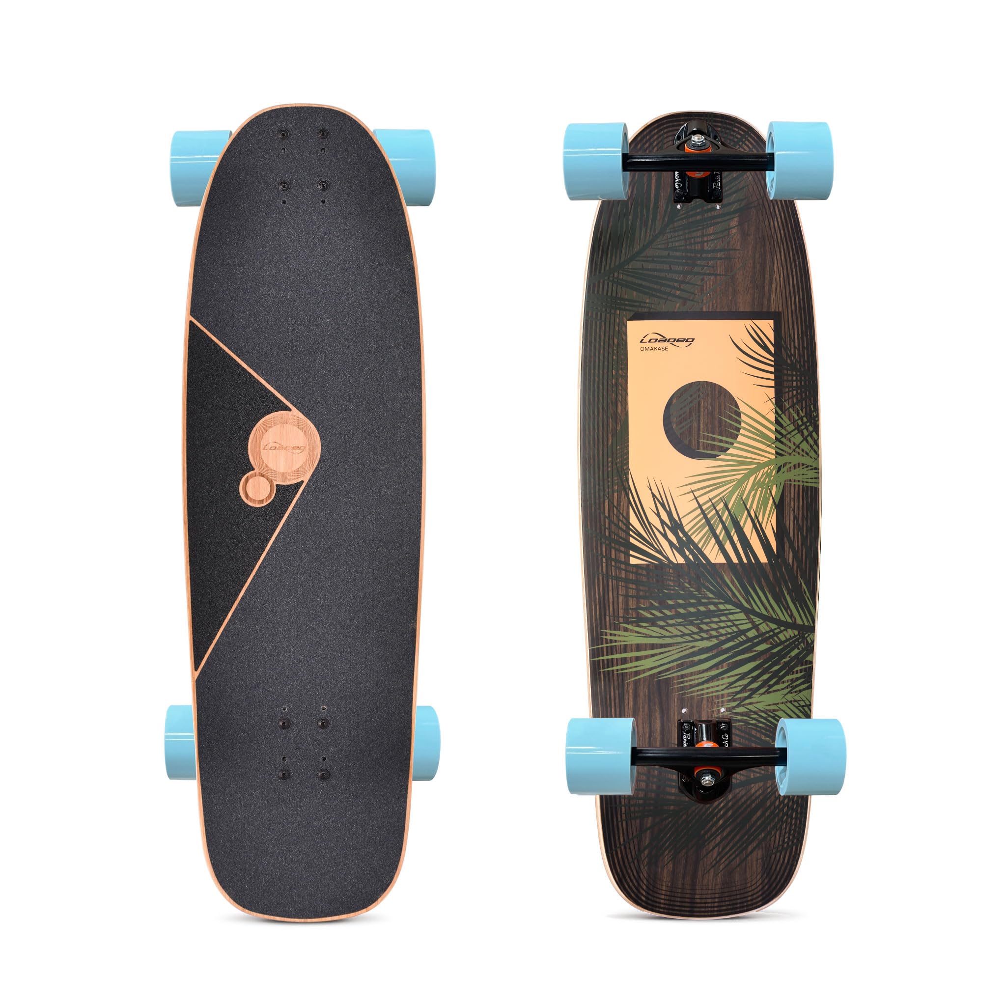Amazon.com: Loaded Boards Omakase Bamboo Longboard Skateboard