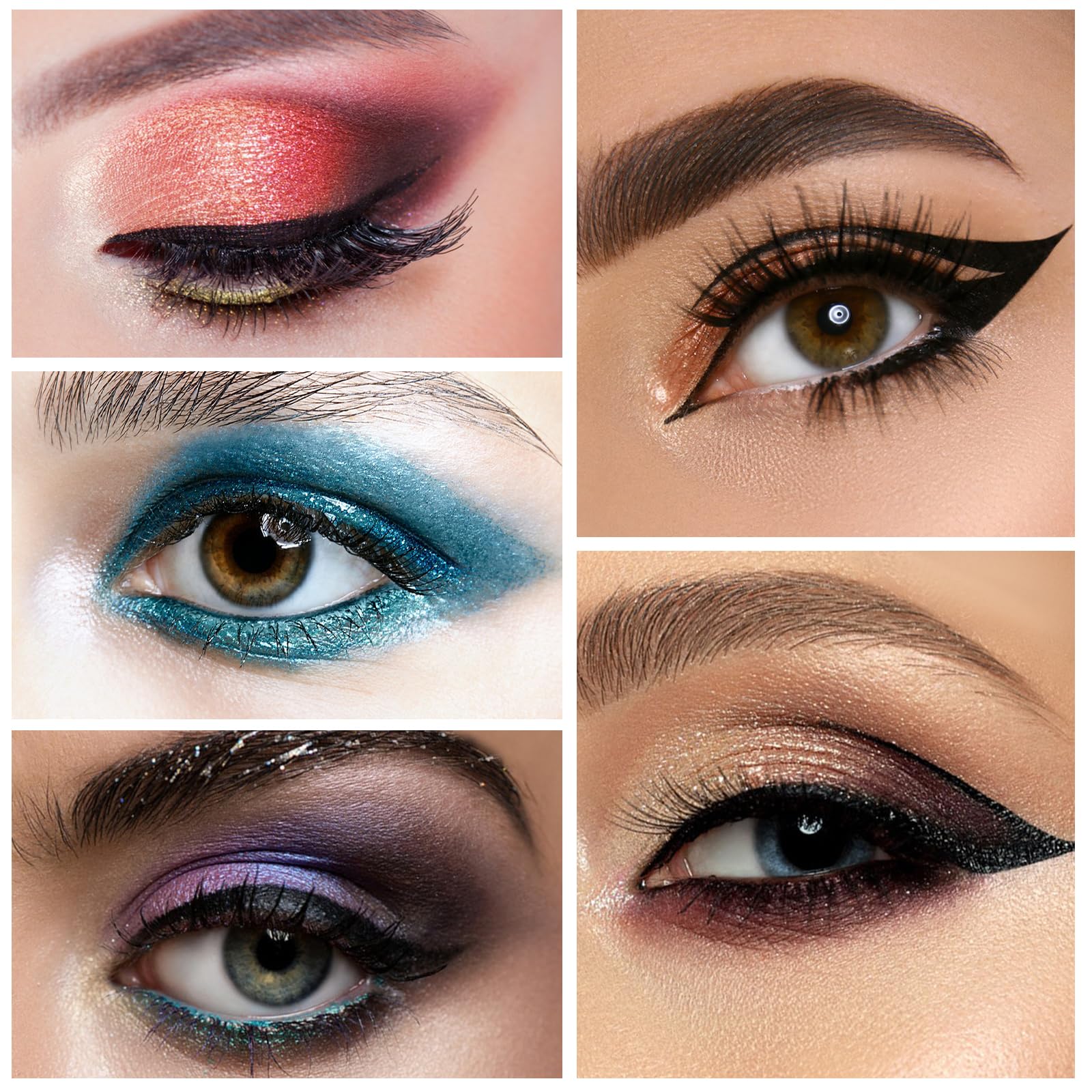 Lot De 3 Pinceaux À Sourcils Pinceau À Sourcils Biseauté Fin Pinceaux De Maquillage Ultra Fins Pinceaux De Maquillage À Poils Synthétiques Sans Cruauté Envers Les Animaux