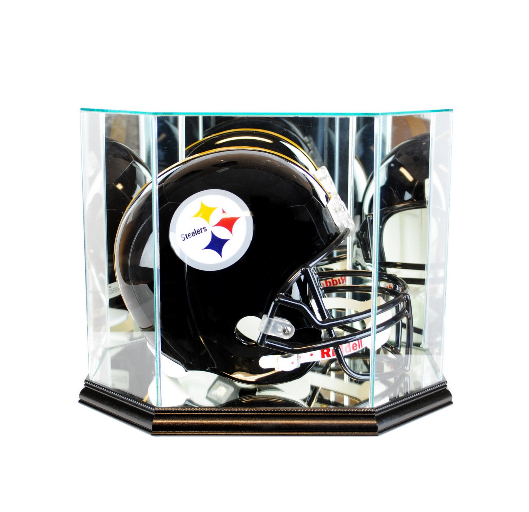 Octagon Football Helmet Display Cases