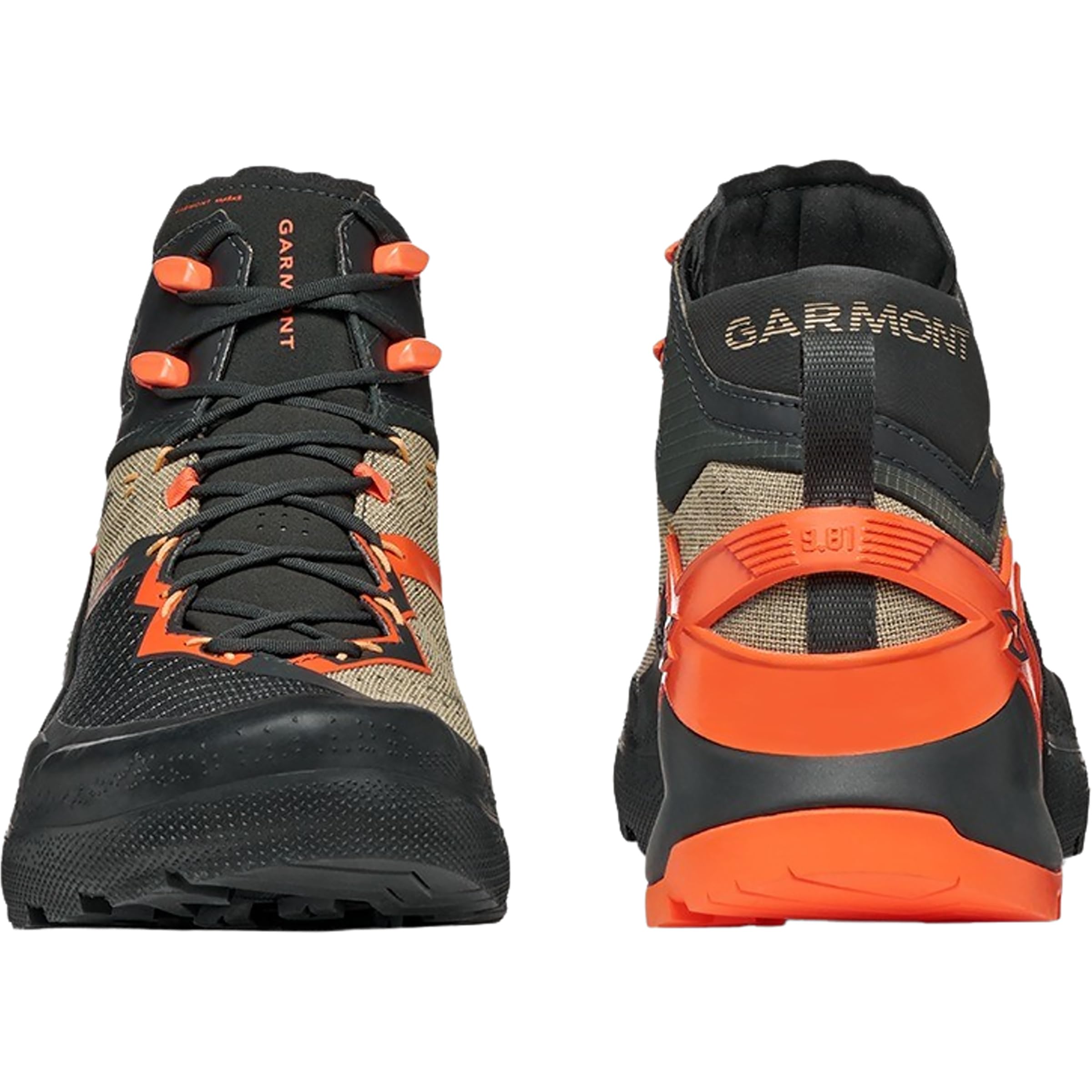 GARMONT Uomo 9.81 Onyx Mid GTX Scarpe, Raven Black-Pale Beige, 44