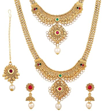 Gold Plated Jewellery Set for Women 