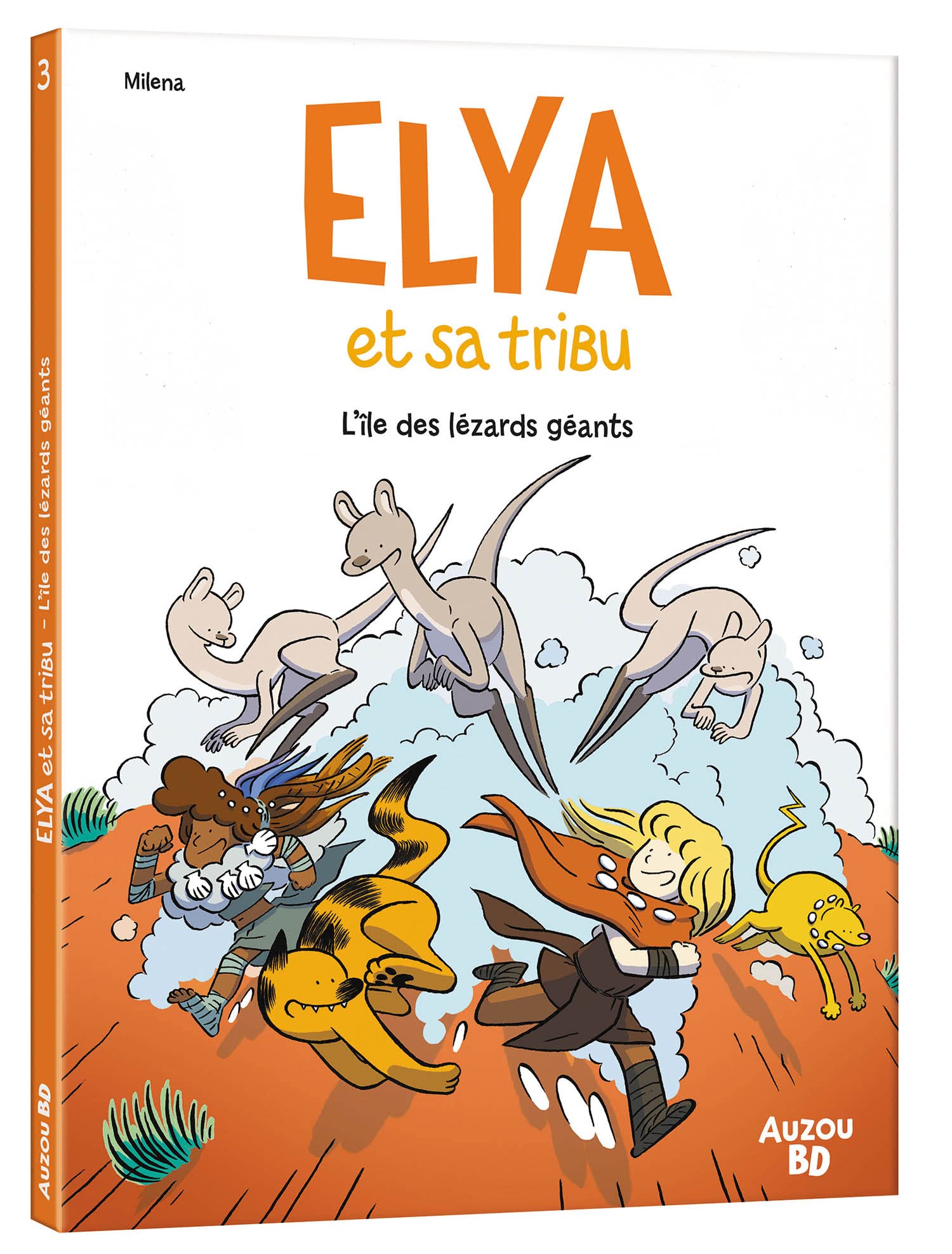 Elya et sa tribu - Tome 03 L'île des lézards géants (03)