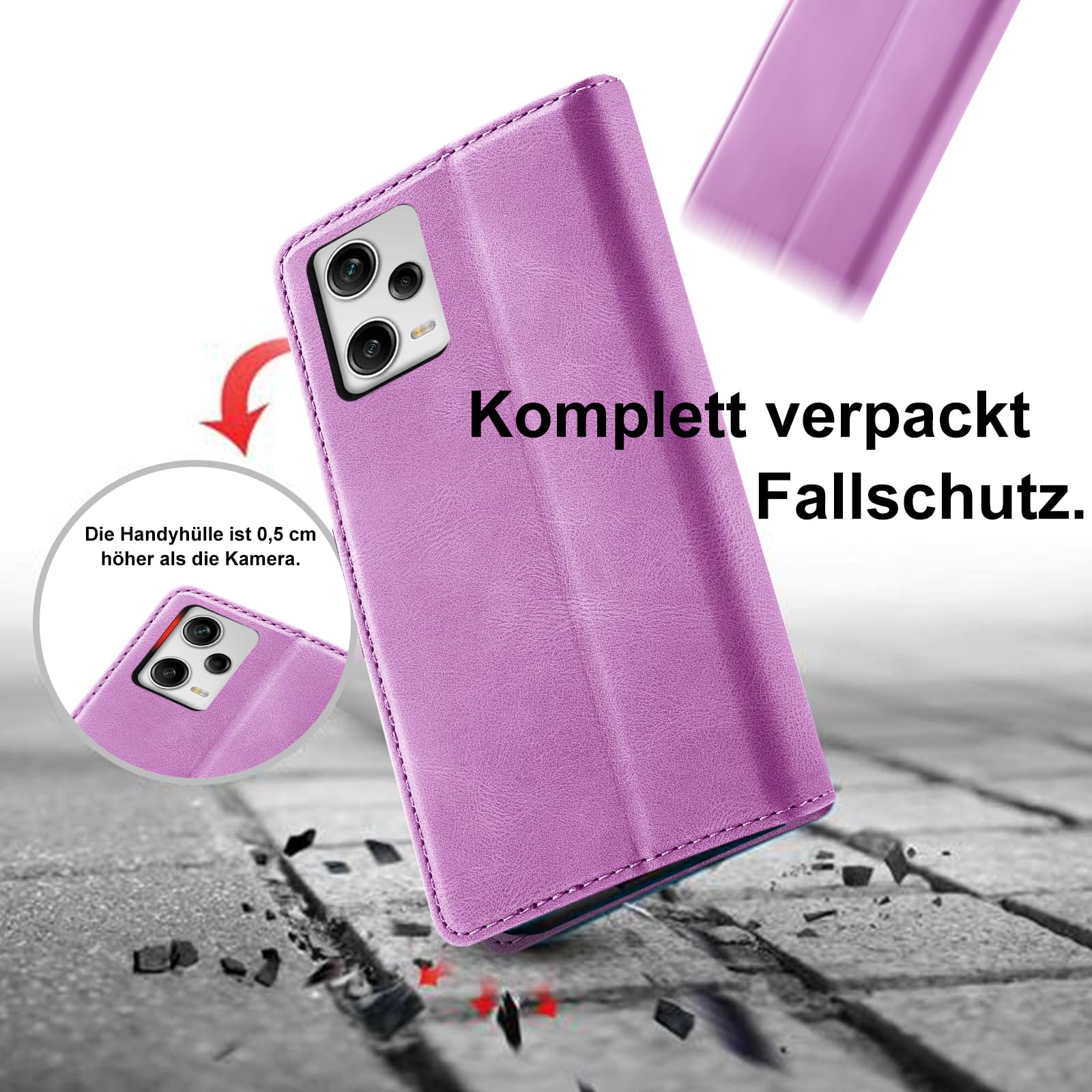 Supporto Multiangolo Integrato Giyer Custodia Per Samsung Galaxy A54 5G Con Pellicola Protettiva Custodia Pelle Pu Supporto Integrato