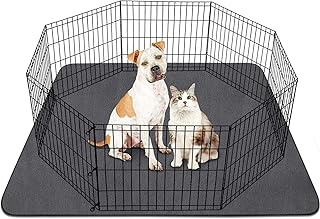 Reusable Pee Pads for Dogs, 48"x48"/60"x48" Large, Washable Dog Pads with Super Absorbent, Non-Slip, Waterproof, Puppy Potty Whelping Pads Pet Traning Pads for Crate, Kennel, Playpen