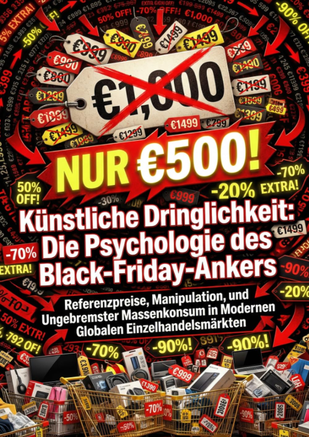 Künstliche Dringlichkeit: Die Psychologie des Black-Friday-Ankers: Referenzpreise, Manipulation, und Ungebremster Massenkonsum in Modernen Globalen Einzelhandelsmärkten