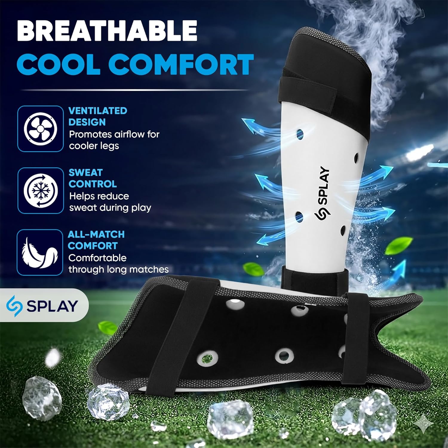 Splay Club Hockey Shin Pad