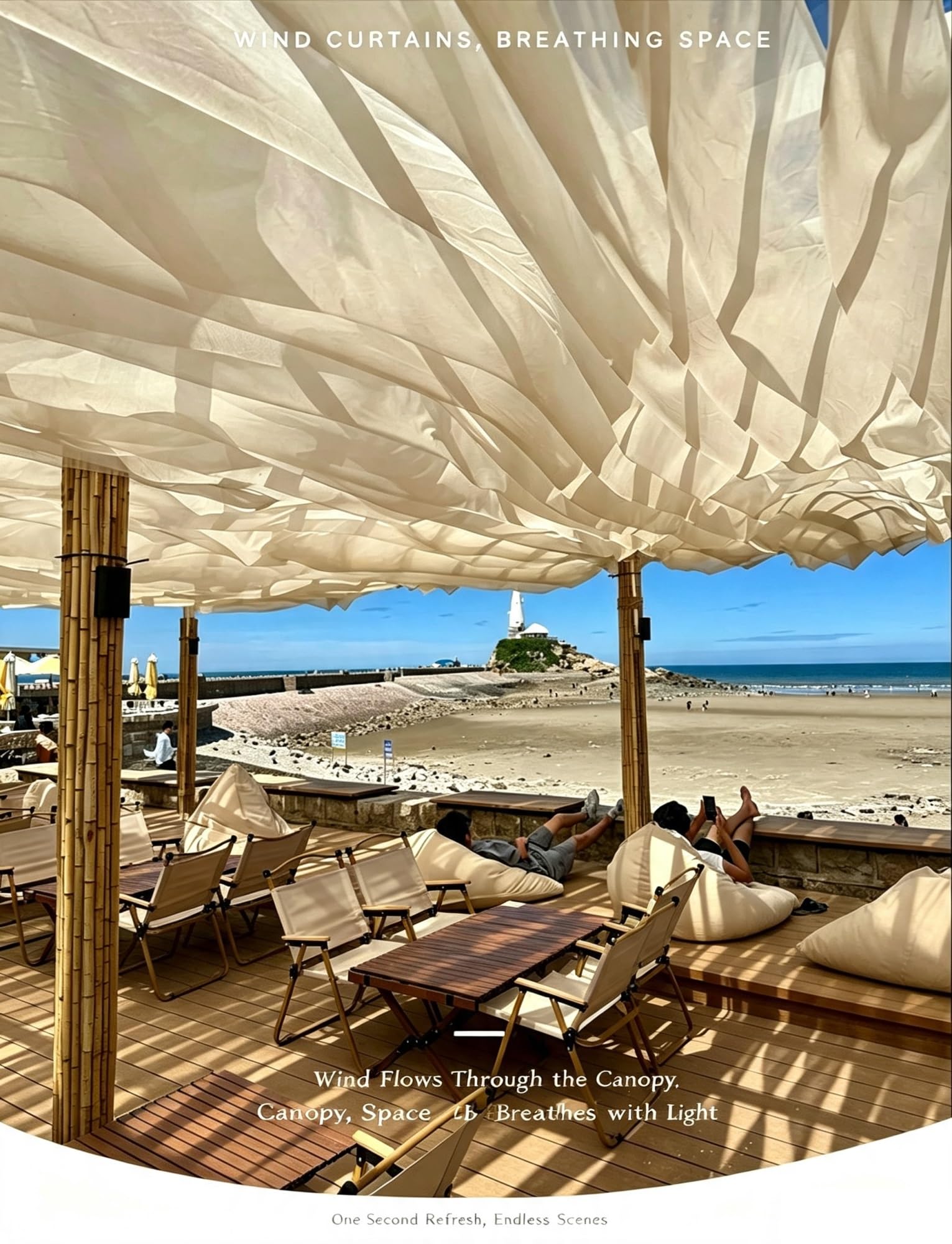 10er Pergola Stoffbahnen Hochzeit Decke Party Dekoration | Voile Stoffbahnen mit Drahtseil for Hochzeit, Events, Bühne und Garten(Wave,40x900cm/1.31x29.52ft)