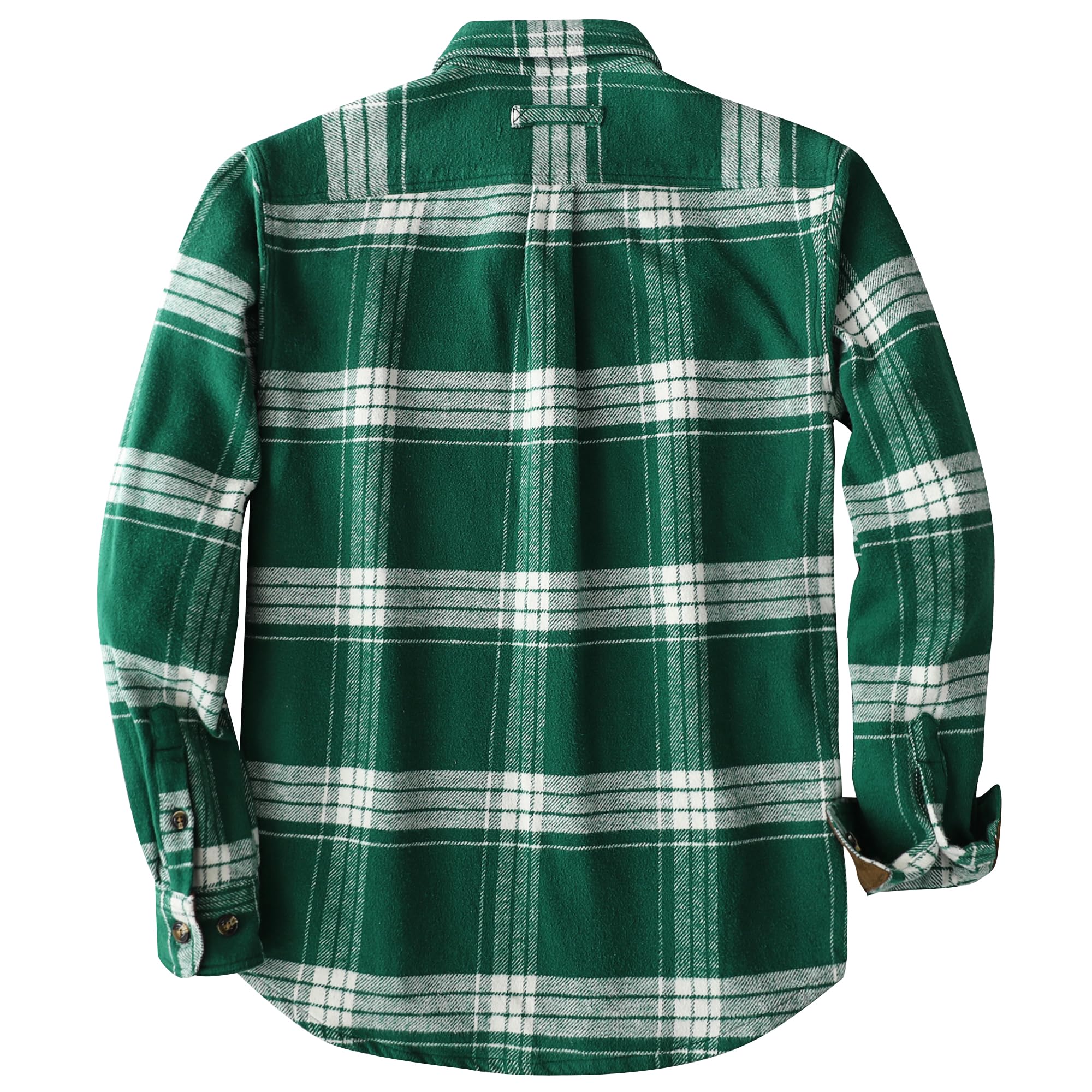 Dubinik® 13oz super ciężka koszula flanelowa męska z długim rękawem, ciepła bawełna na co dzień, ciężka koszula robocza