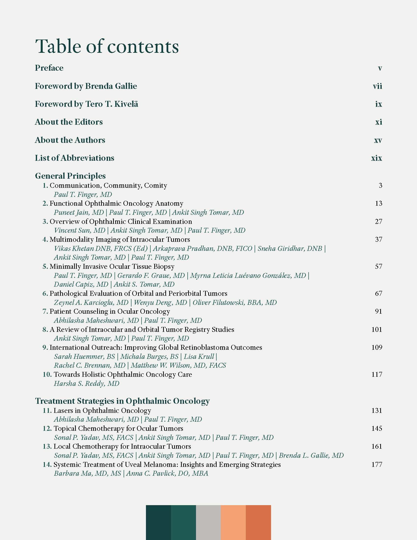 Finger's Essential Oncología Oftálmica: Principios y Práctica