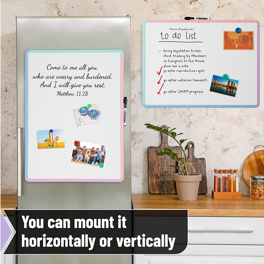 マリー　キャンパスボード Amazon.com : Mr. Pen- Dry Erase Board, 18” x 24” with a