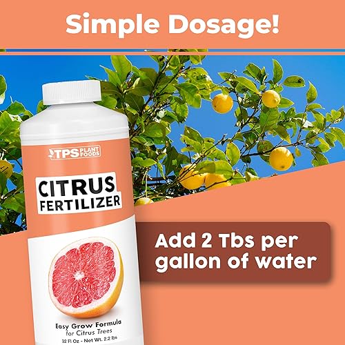 Miniatura 3 de Fertilizante de cítricos para todos los cítricos y árboles frutales, alimento líquido para plantas, 32 onzas (1 cuarto de galón)