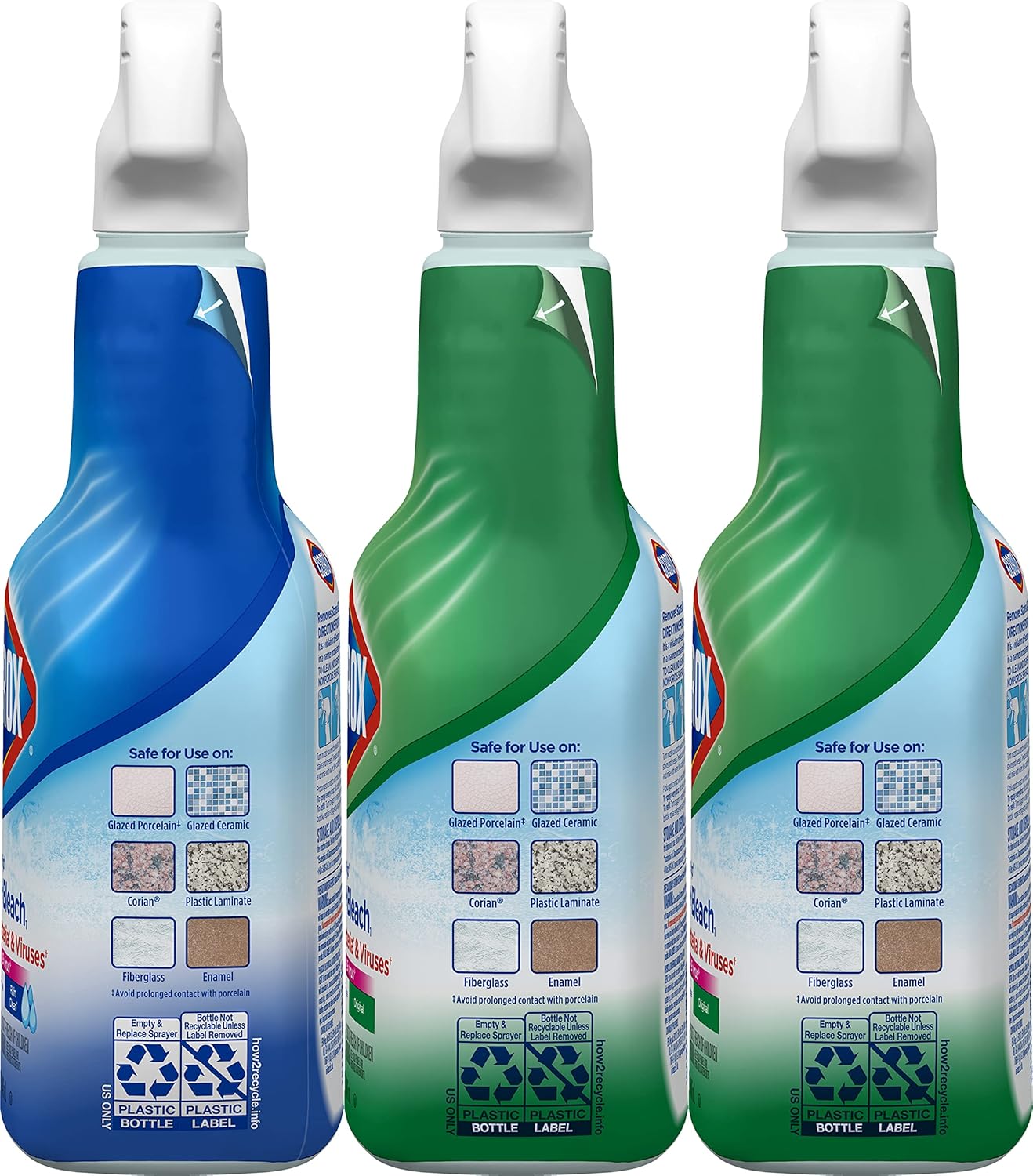 Buy Clorox CleanUp Cleaner + Bleach Value Pack, 3 Disinfectant and