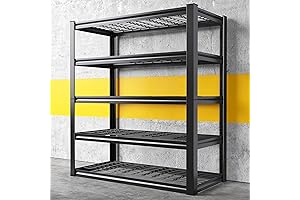 REIBII Garage Shelving, Heavy Duty Shelving Units for Garage
