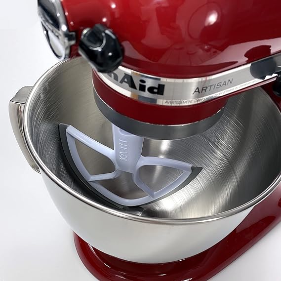 Amazon De Beaterblade Ka Th White Original Ruhrklinge Fur Kuchenhelfer 4 5 5 Quart Kippkopf Mixer Kunststoff Weiss Graue Klingen