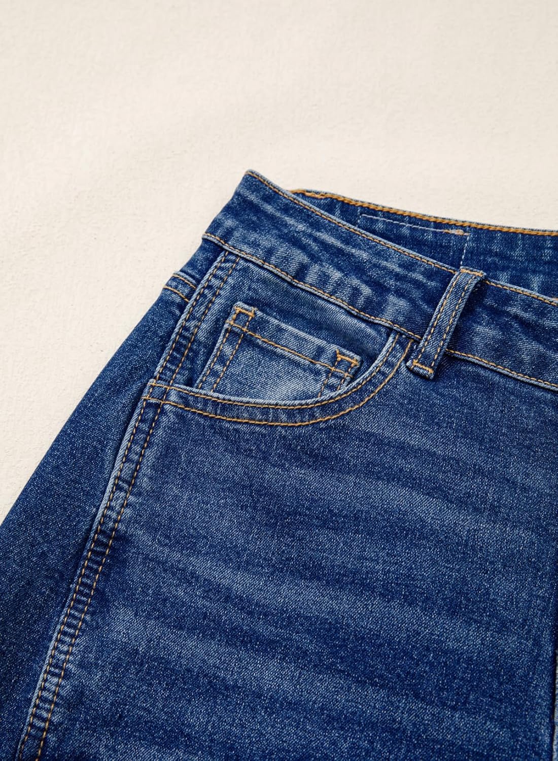 Sidefeel Barrel Jeans for Women High Waisted Wide Leg Baggy Stretchy Trendy Raw Rolled Hem Capri Cropped Ankle Denim Pants