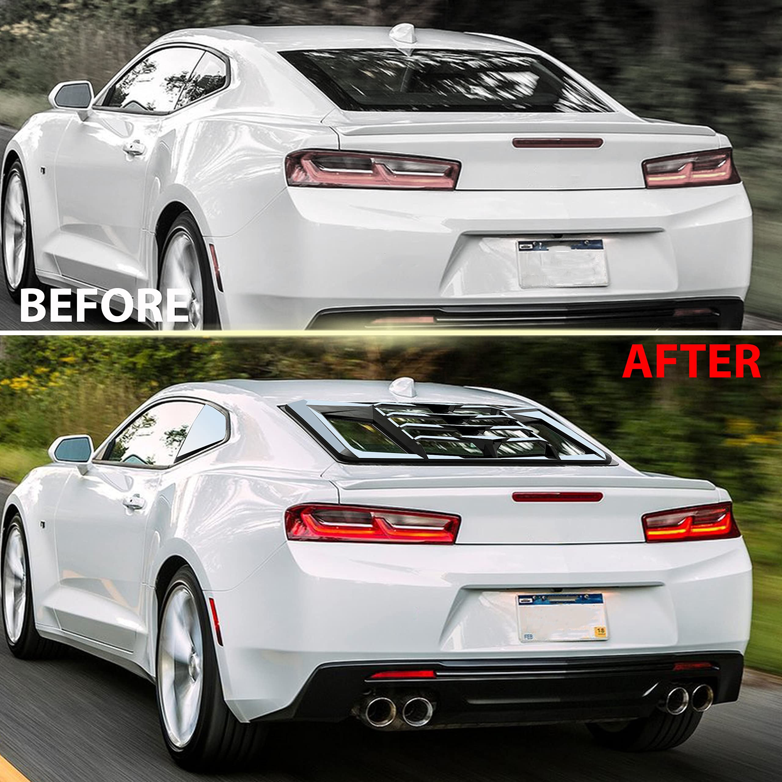 Amazon.com: KEWISAUTO Rear and Side Window Louvers for Chevy