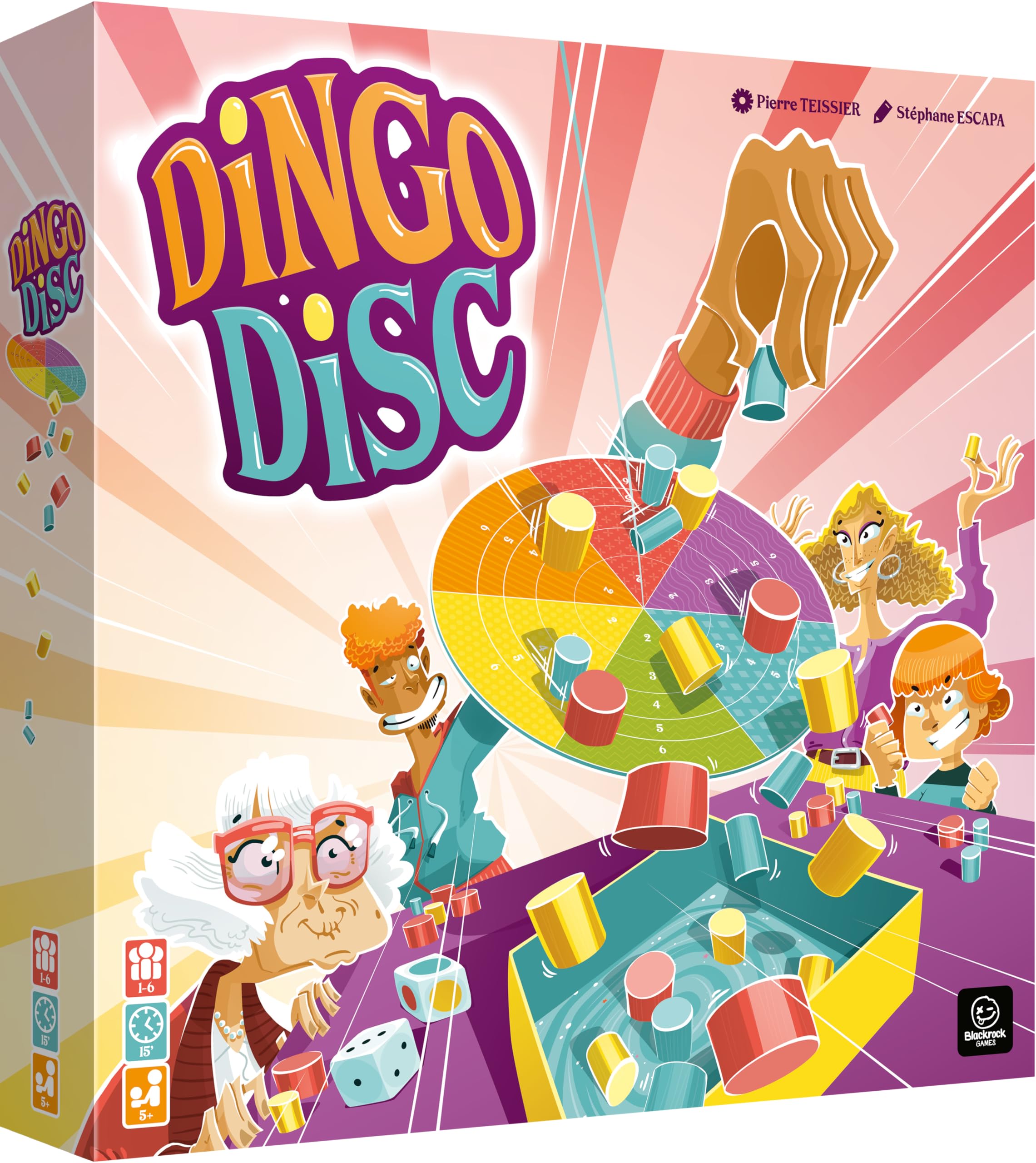 Dingo Disc – Balance and Dexterity Game | Blackrock Games | 2 to 6 Players | Ages 5+ | 15-30 Min | Family Friendly
