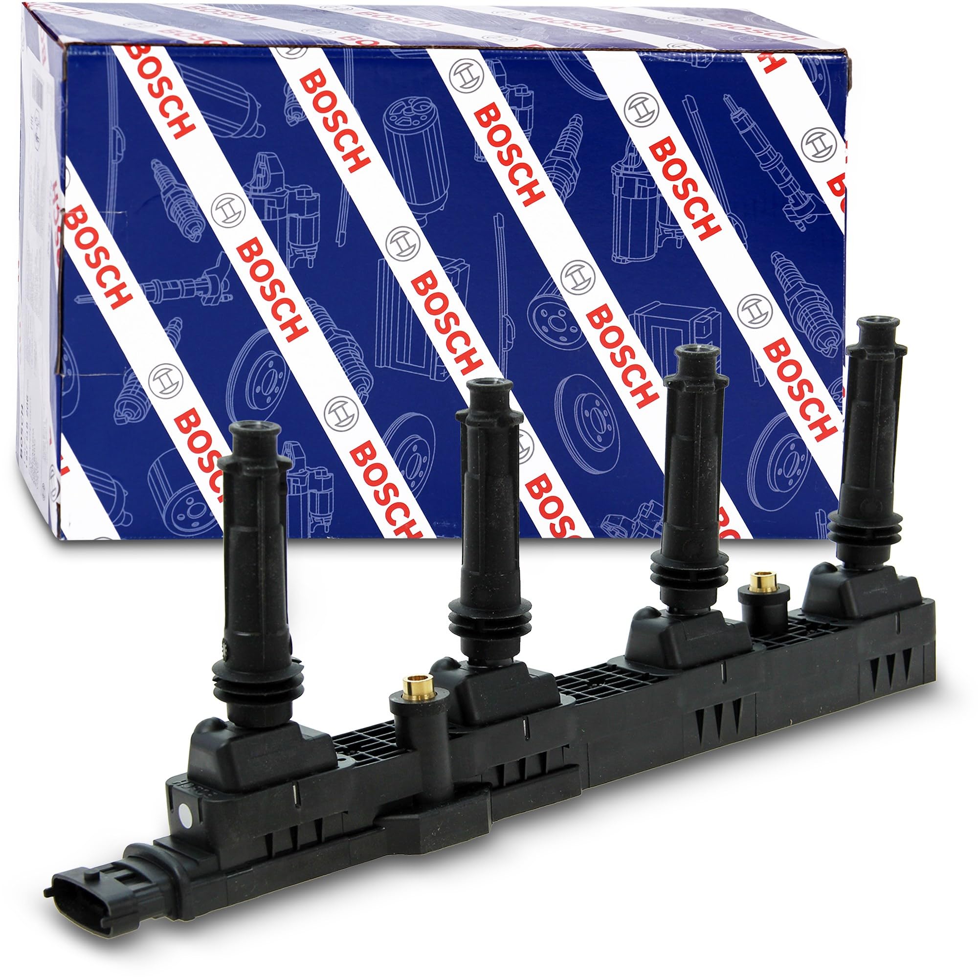 Genuine Bosch Ignition Coil Pack For Vauxhall Astra Zafira Z20LEH Z20LET Z20LER