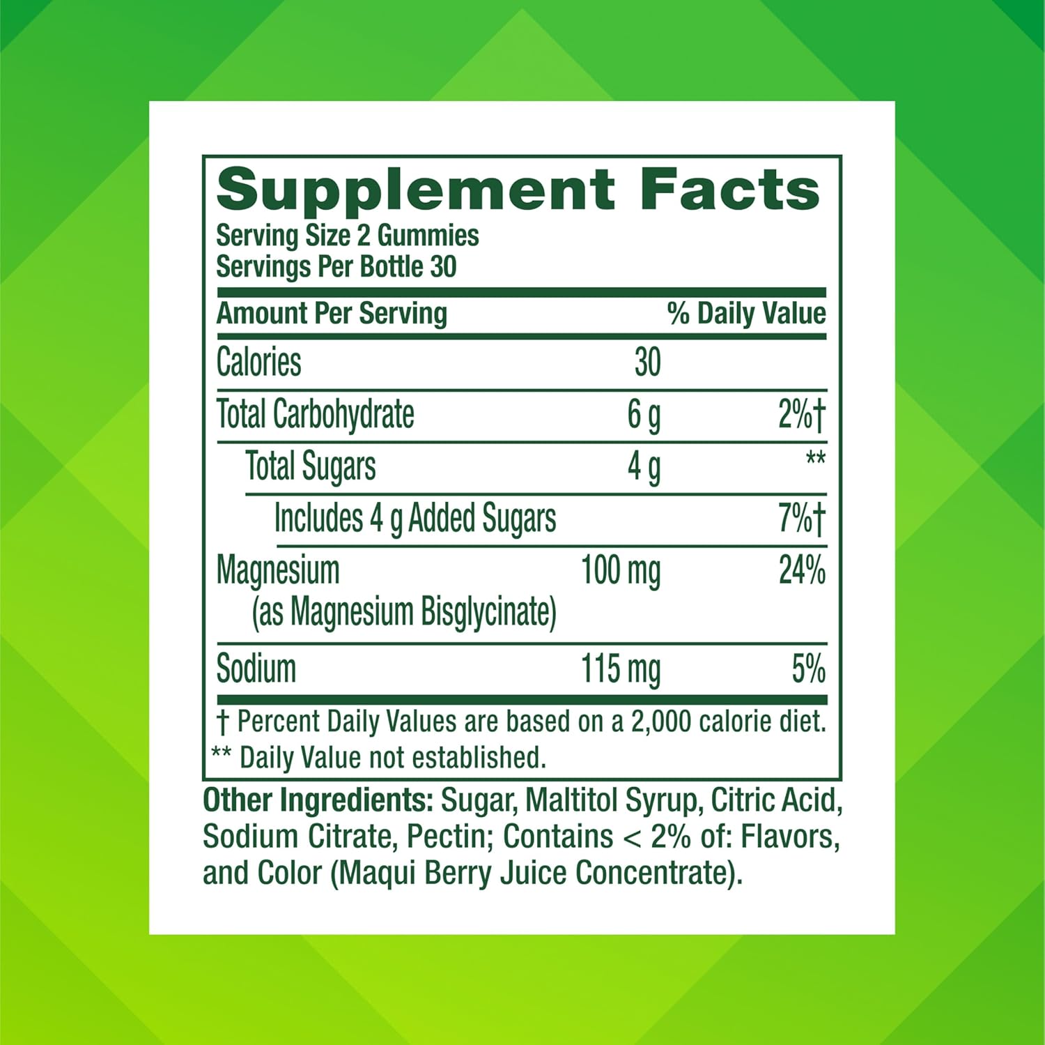 vitafusion Magnesium Glycinate Gummy Supplement, 100 mg per Serving Supports Muscle Relaxation (1) for Adult Women & Men, Boomin’ Cherry Berry Flavor, 60 Count - Image 3