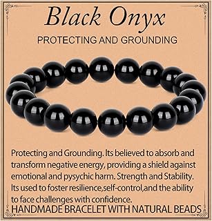 Black Onyx Bracelet For Men Picks collage image 3